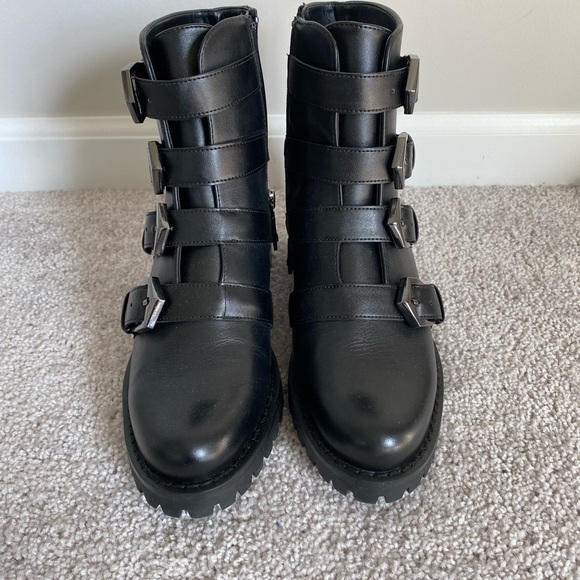 Blondo Lug Sole Combat Boots Size 6.5 Waterproof NWOT - Picture 3 of 4